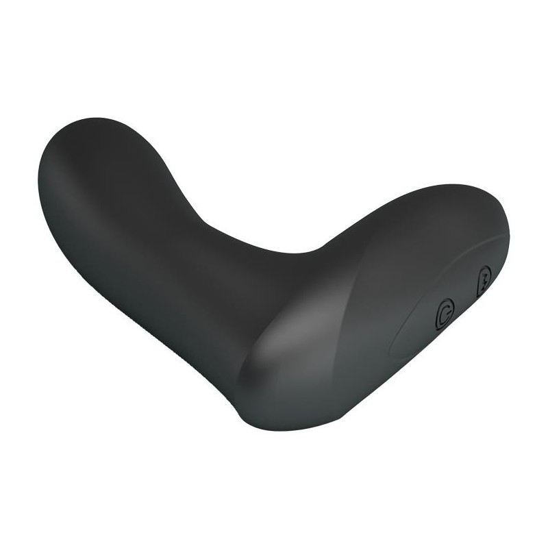 Stimulator Anal Archenemy 12 Moduri Vibratii, Silicon, USB, Negru, 12.1 cm, #4, Erotic24.ro