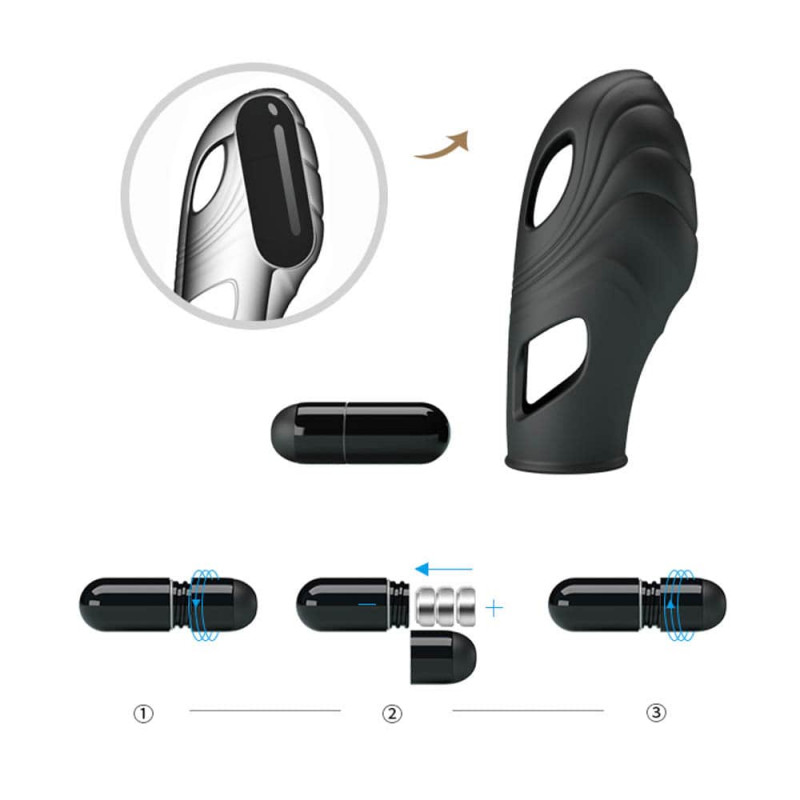 Vibrator pentru deget cu vibratii Lich Pretty Love , #5, Erotic24.ro