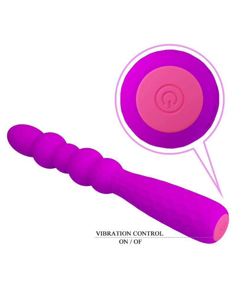 Vibrator Bendable Monroe, 12 Moduri Vibratii, Silicon, Mov, 18.5 cm, #4, Erotic24.ro