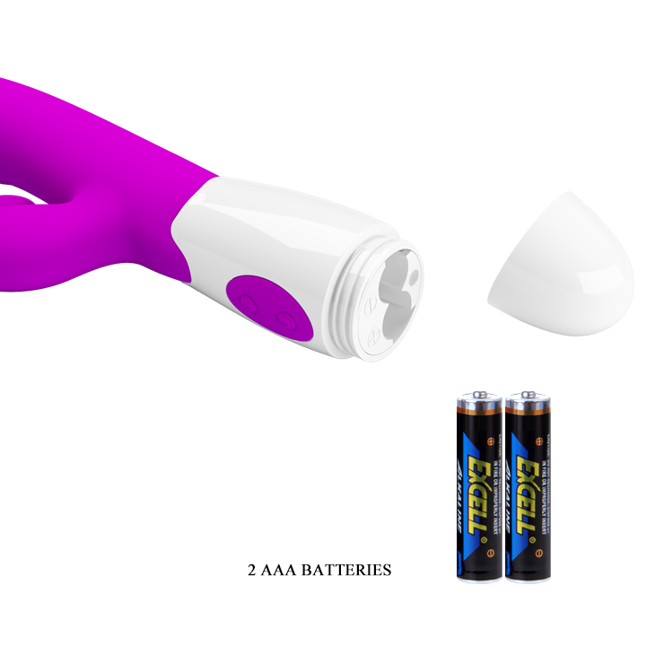 Vibrator Iepuras Cerberus 30 Moduri Vibratii Silicon Mov 20.6 cm, #9, Erotic24.ro