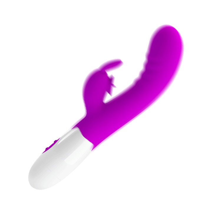 Vibrator Iepuras Cerberus 30 Moduri Vibratii Silicon Mov 20.6 cm, #7, Erotic24.ro