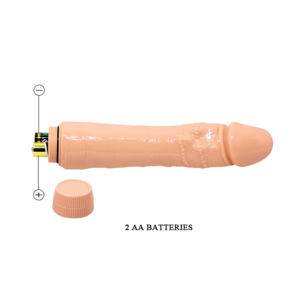 Vibrator Realist Barbara Classic Jelly Multispeed Natural 24 cm, #3, Erotic24.ro