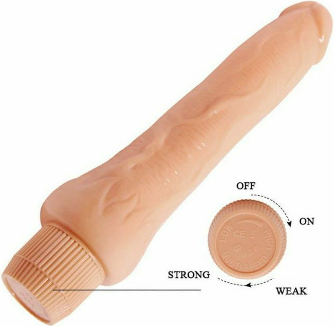 Vibrator Realist Dryad, Multispeed, Natural, 25 cm , #2, Erotic24.ro