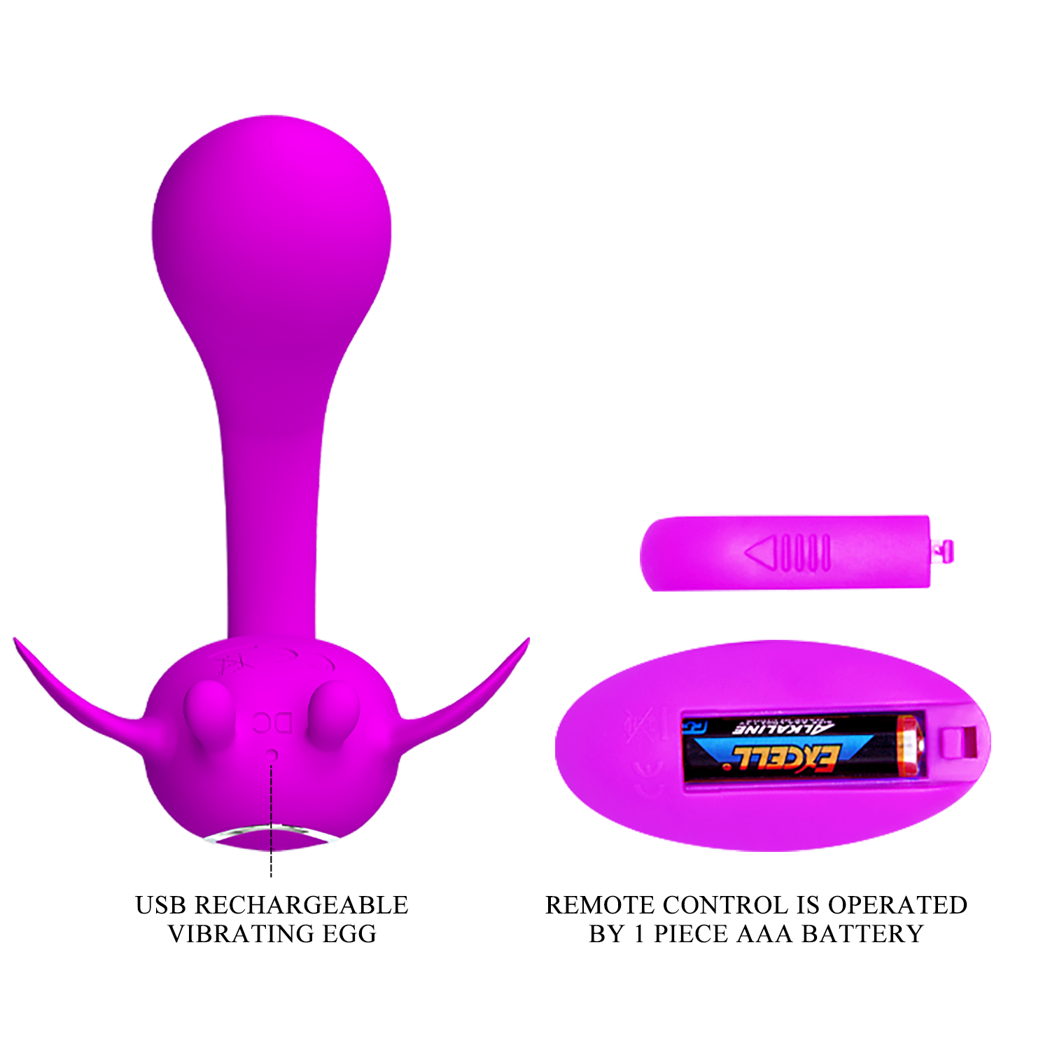 Vibrator Pretty Love Chimera, 12 Moduri Vibratii, Silicon, USB, Mov, #8, Erotic24.ro