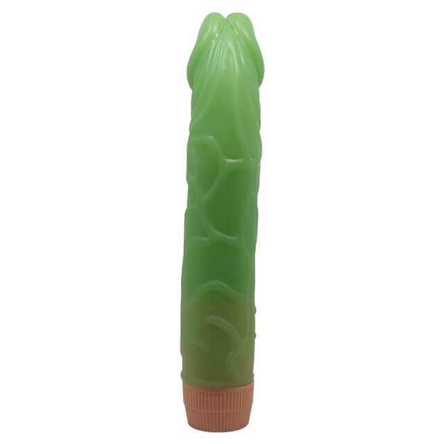 Vibrator Realist Bill, Multispeed, Verde, 22.5 cm, #2, Erotic24.ro