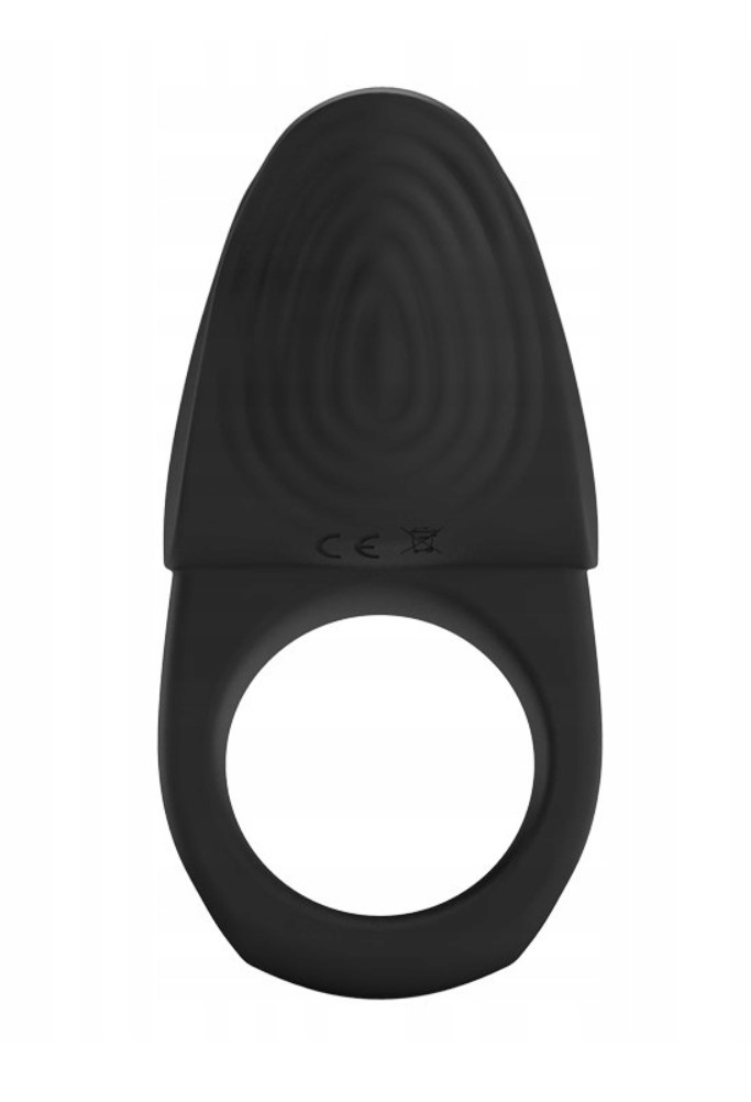 Inel de Penis Susanna, 10 Moduri Vibratii, Silicon, USB, Negru , Nr. 4, Erotic24.ro
