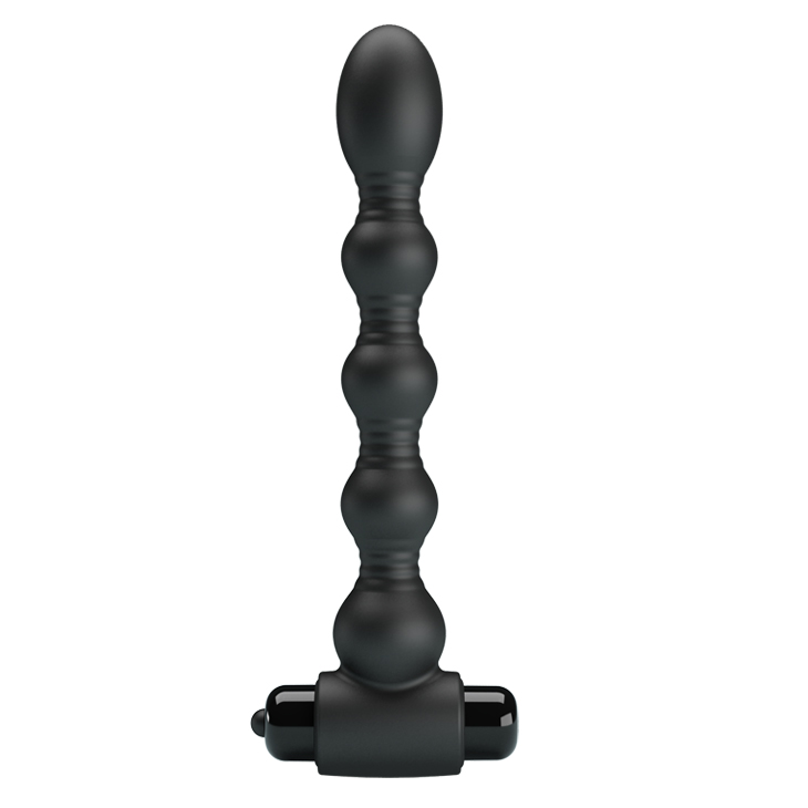 Stimulator Anal Bendable Lynn, 10 Functii Vibratii, Silicon, Negru, 18.2 cm, #2, Erotic24.ro