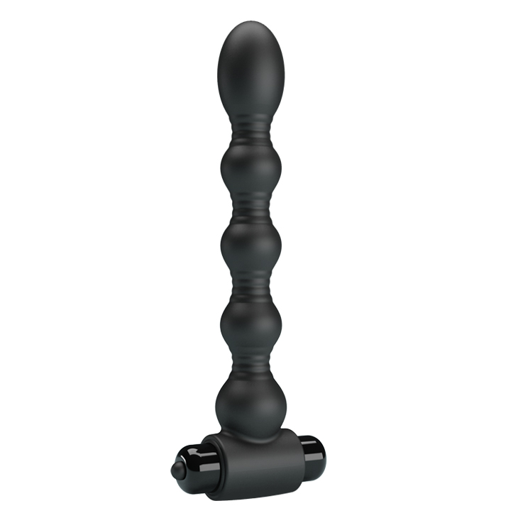 Stimulator Anal Bendable Lynn, 10 Functii Vibratii, Silicon, Negru, 18.2 cm, #3, Erotic24.ro