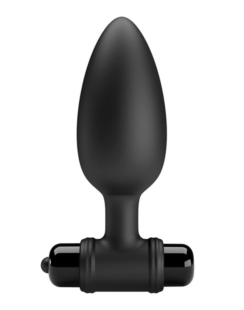 Dop Anal Medium Back Pleasure, 10 Moduri Vibratii, Negru, Pretty Love, #2, Erotic24.ro