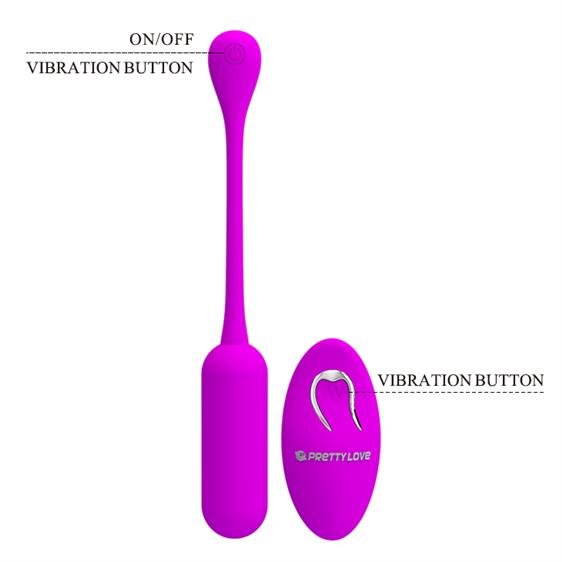 Ou Vibrator Lechies, 12 Moduri Vibratii, Silicon, USB,  Mov, #3, Erotic24.ro