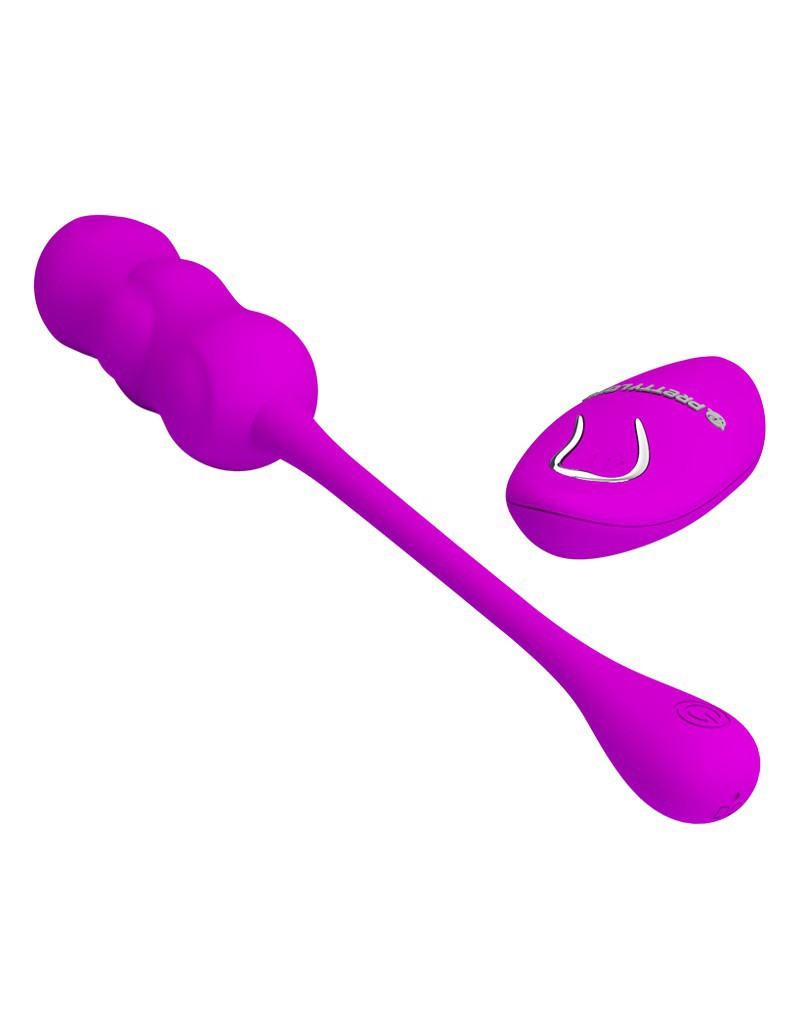 Ou Vibrator Pretty Love Leshy, 12 Moduri Vibratii, Silicon, USB, Mov, #3, Erotic24.ro