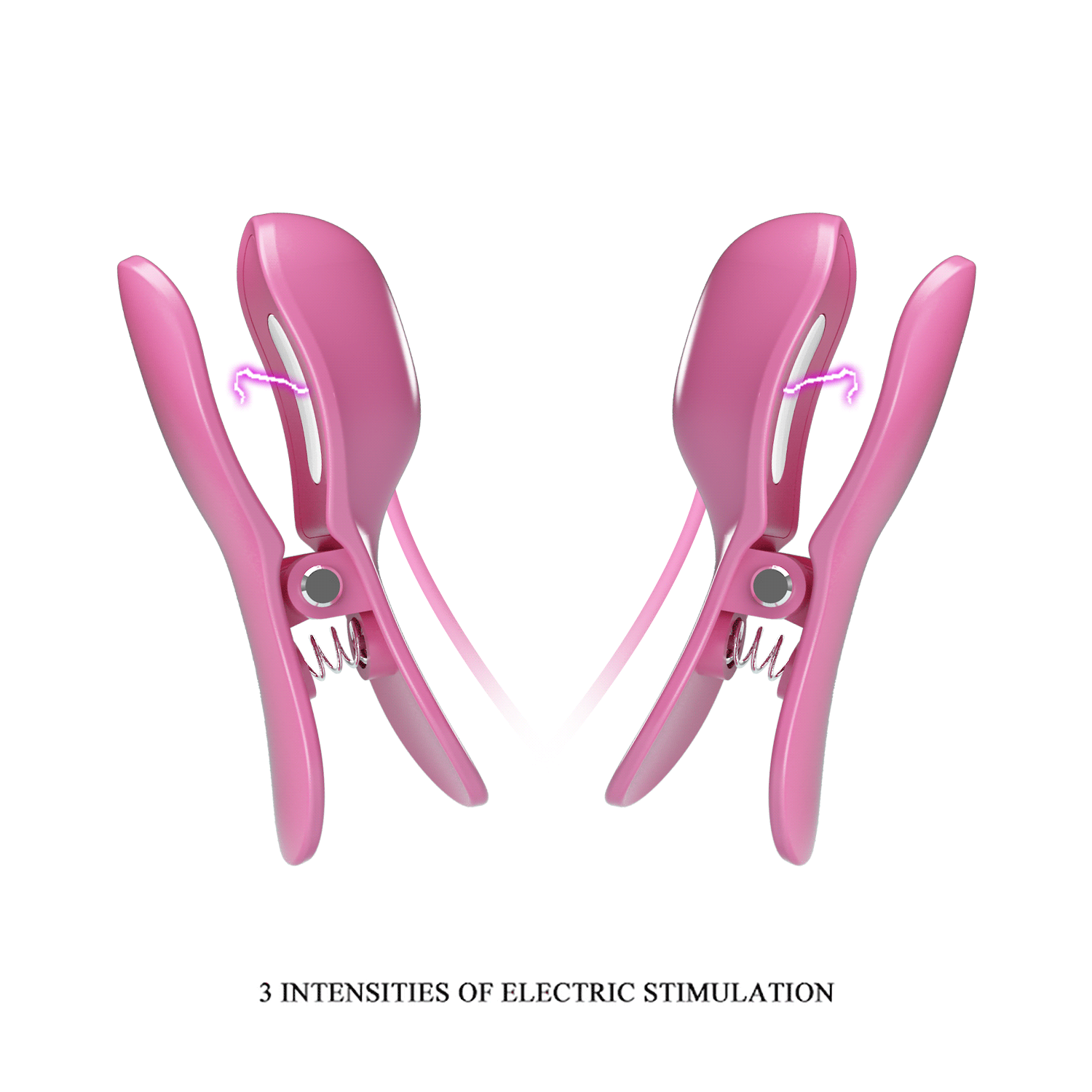 Clame Sfarcuri Pretty Love Vibro Nipple Clips, 3 Moduri Electrostimulare, 7 Moduri Vibratii, USB, #7, Erotic24.ro