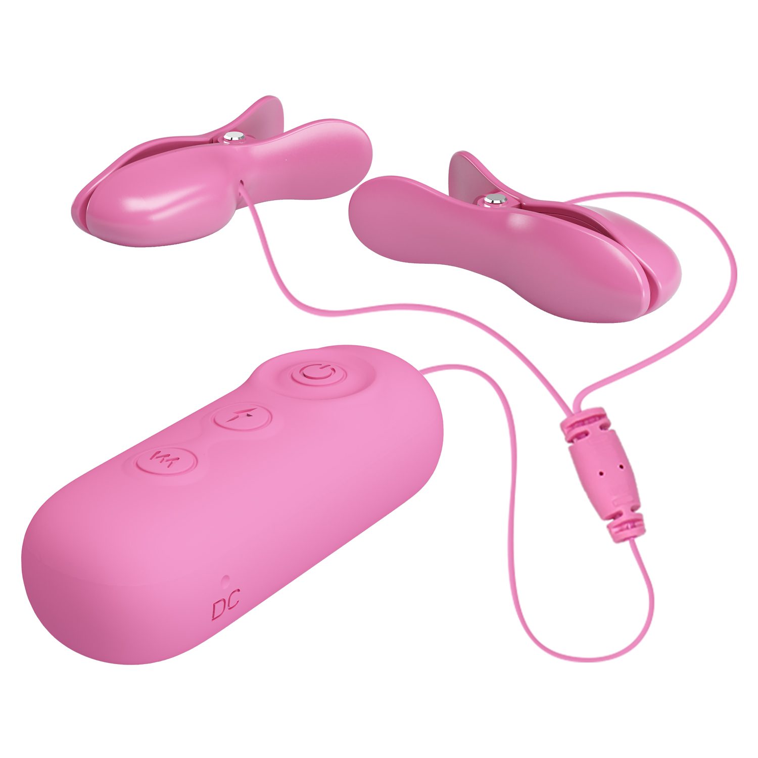 Clame Sfarcuri Pretty Love Vibro Nipple Clips, 3 Moduri Electrostimulare, 7 Moduri Vibratii, USB, #3, Erotic24.ro