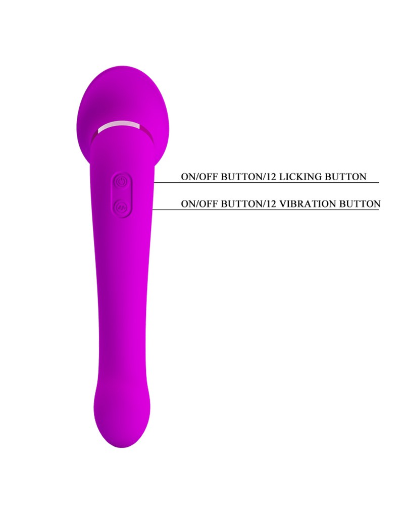 Stimulator Faust 12 Moduri Vibratii + 12 Moduri Licking, Silicon, Usb, Mov, 21.9 cm, Nr. 4, Erotic24.ro