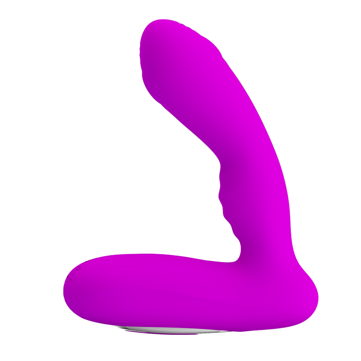 Stimulator Prostata Piper Functie Vibratoare si Pulsatoare, Silicon, USB, Mov, 11.7 cm, #3, Erotic24.ro