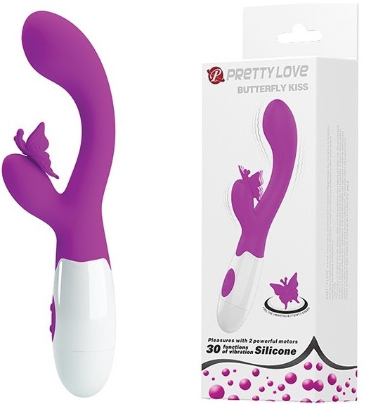 Vibrator Iepuras Butterfly Kiss, 30 Modu in SexShop KUR Romania