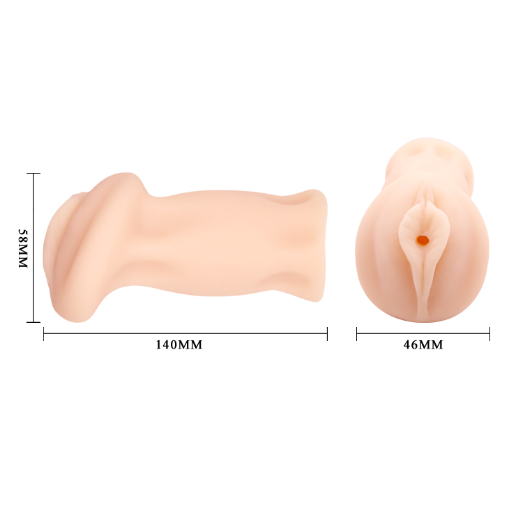 Masturbator Crazy Bull Ruby, Multispeed, Soft Skin, Natural, 14 cm, Nr. 12, Erotic24.ro