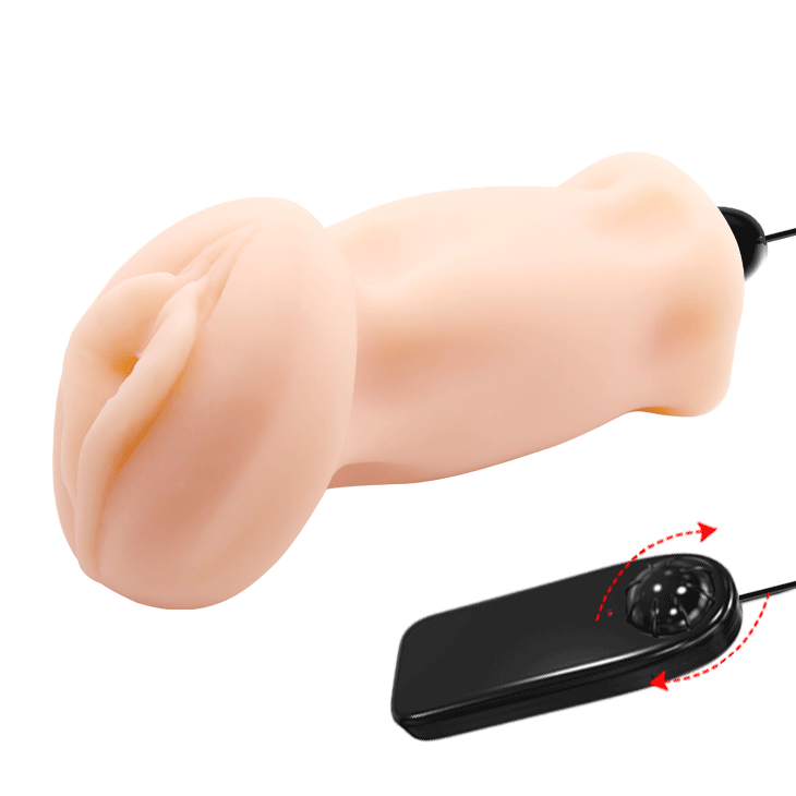 Masturbator Crazy Bull Ruby, Multispeed, Soft Skin, Natural, 14 cm, Nr. 15, Erotic24.ro