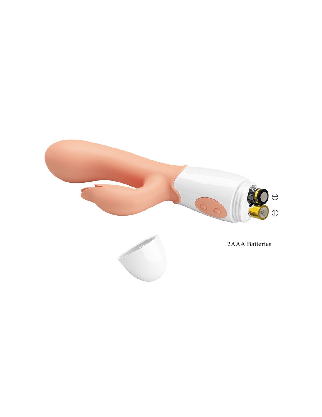 Vibrator Pretty Love Bloody Mary, 30 Moduri Vibratii, TPR, Natural, 19.2 cm, #6, Erotic24.ro