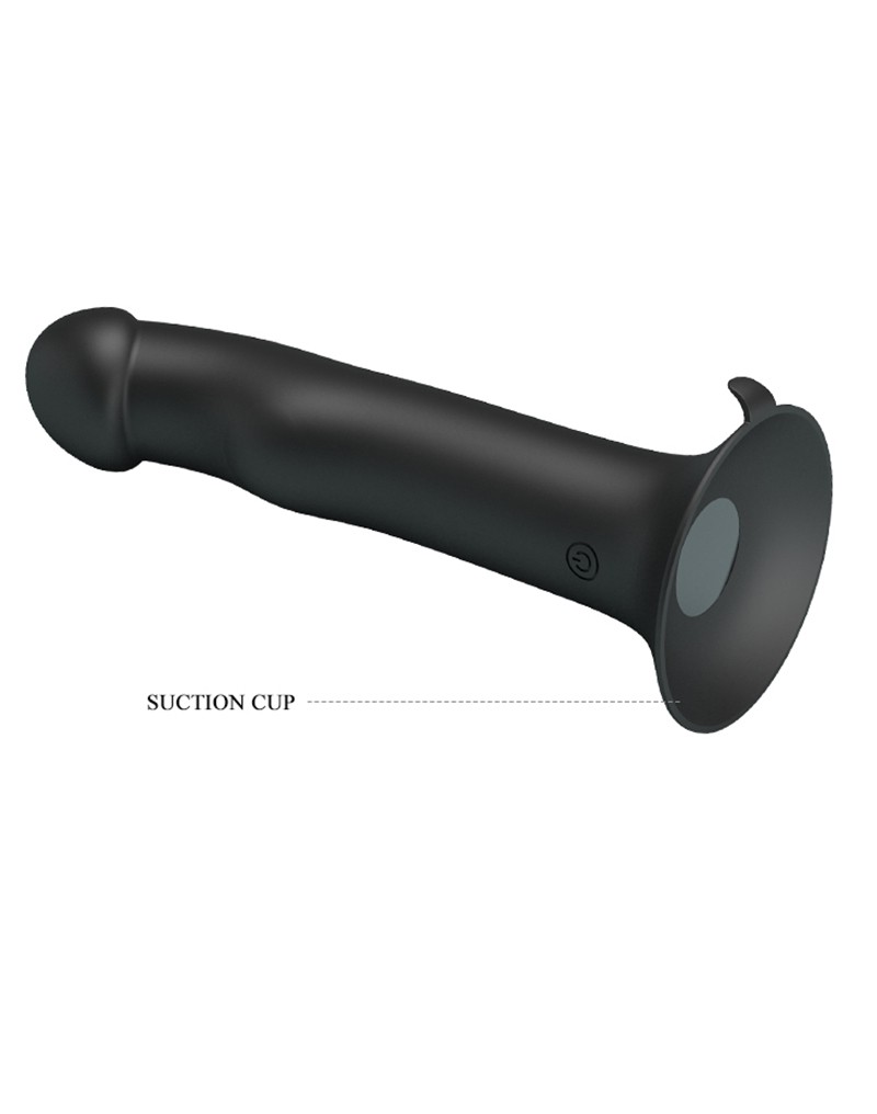 Vibrator Pretty Love Murray, 12 Moduri Vibratii si Pulsatii, Silicon, USB, Negru, 19 cm, Nr. 9, Erotic24.ro