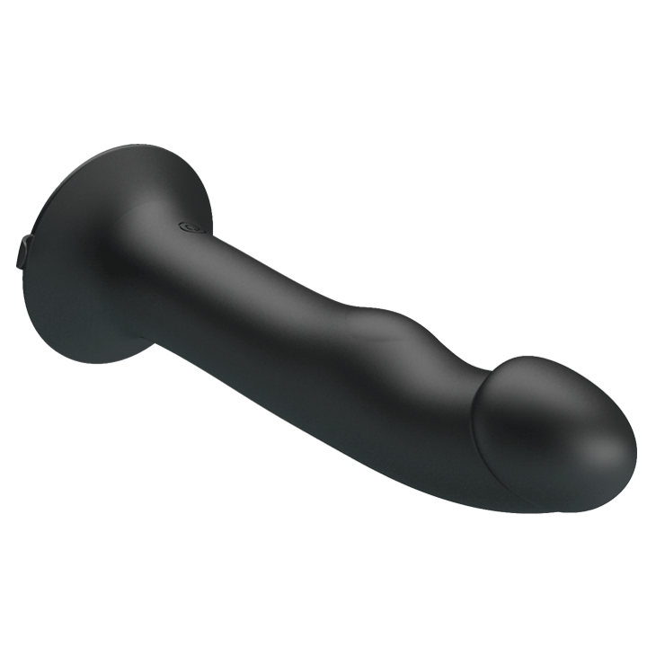 Vibrator Pretty Love Murray, 12 Moduri Vibratii si Pulsatii, Silicon, USB, Negru, 19 cm, Nr. 7, Erotic24.ro