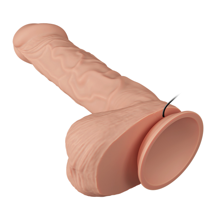 Vibrator Beautiful Bergrisi, Multispeed, LifeLike Skin, Natural, 26 cm, #4, Erotic24.ro