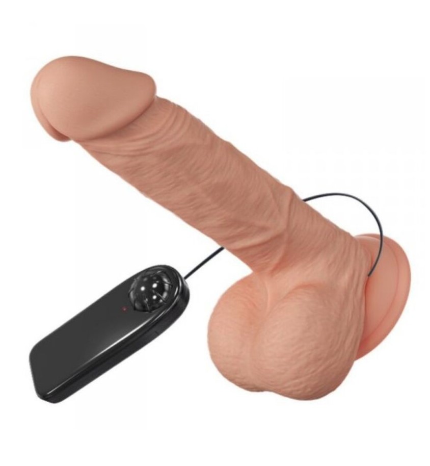 Vibrator Beautiful Bahamut, Multispeed, Glide&Slide, LifeLike Skin, Natural, 21.8 cm