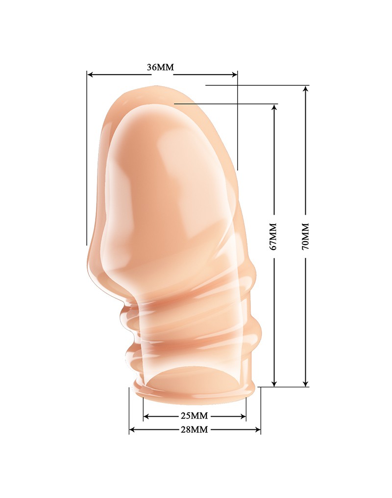 Manson Penis Jeremy, Soft TPR, Natural, Nr. 4, Erotic24.ro