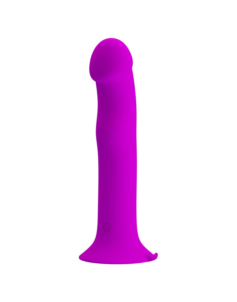 Vibrator Pretty Love Murray, 12 Moduri Vibratii si Pulsatii, Silicon, USB, Mov, 19 cm, Nr. 7, Erotic24.ro