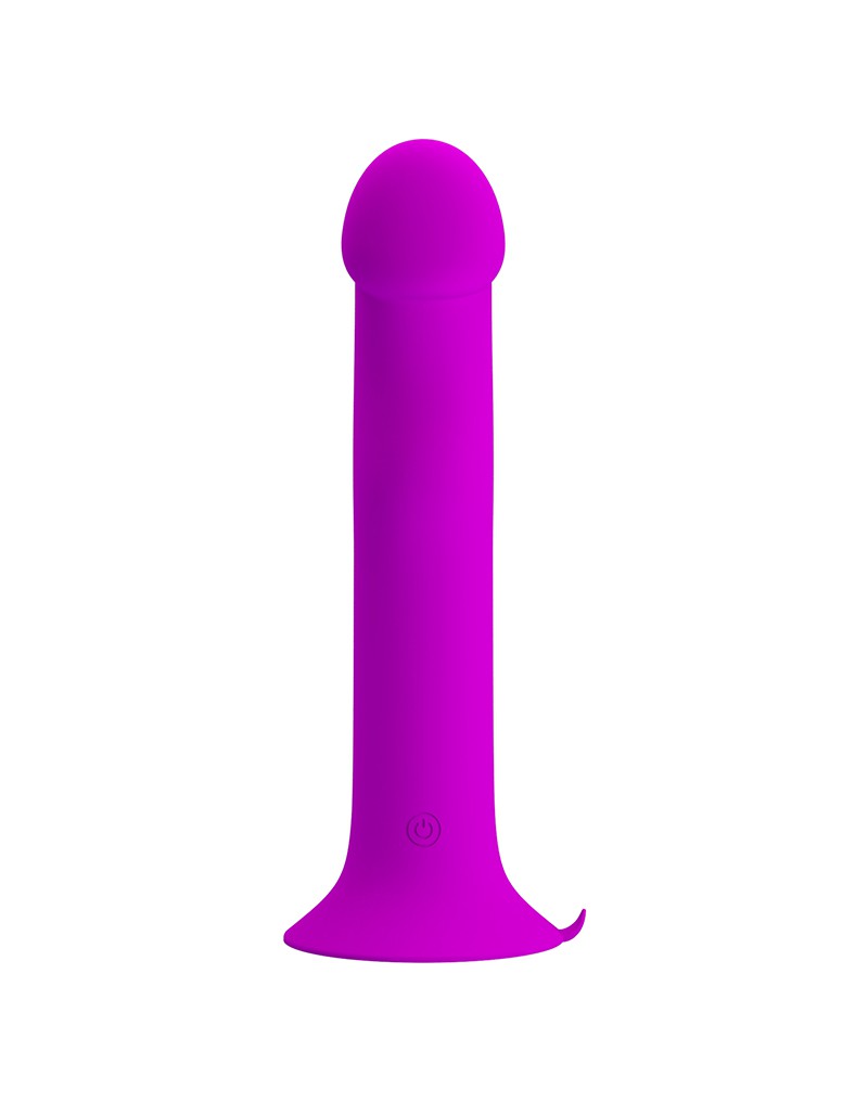 Vibrator Pretty Love Murray, 12 Moduri Vibratii si Pulsatii, Silicon, USB, Mov, 19 cm, Nr. 8, Erotic24.ro