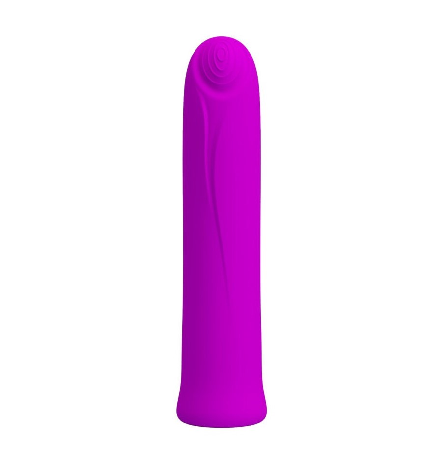 Mini Vibrator Curtis, 12 Moduri Vibratii, Silicon, USB, Mov, 10.3 cm, Nr. 2, Erotic24.ro