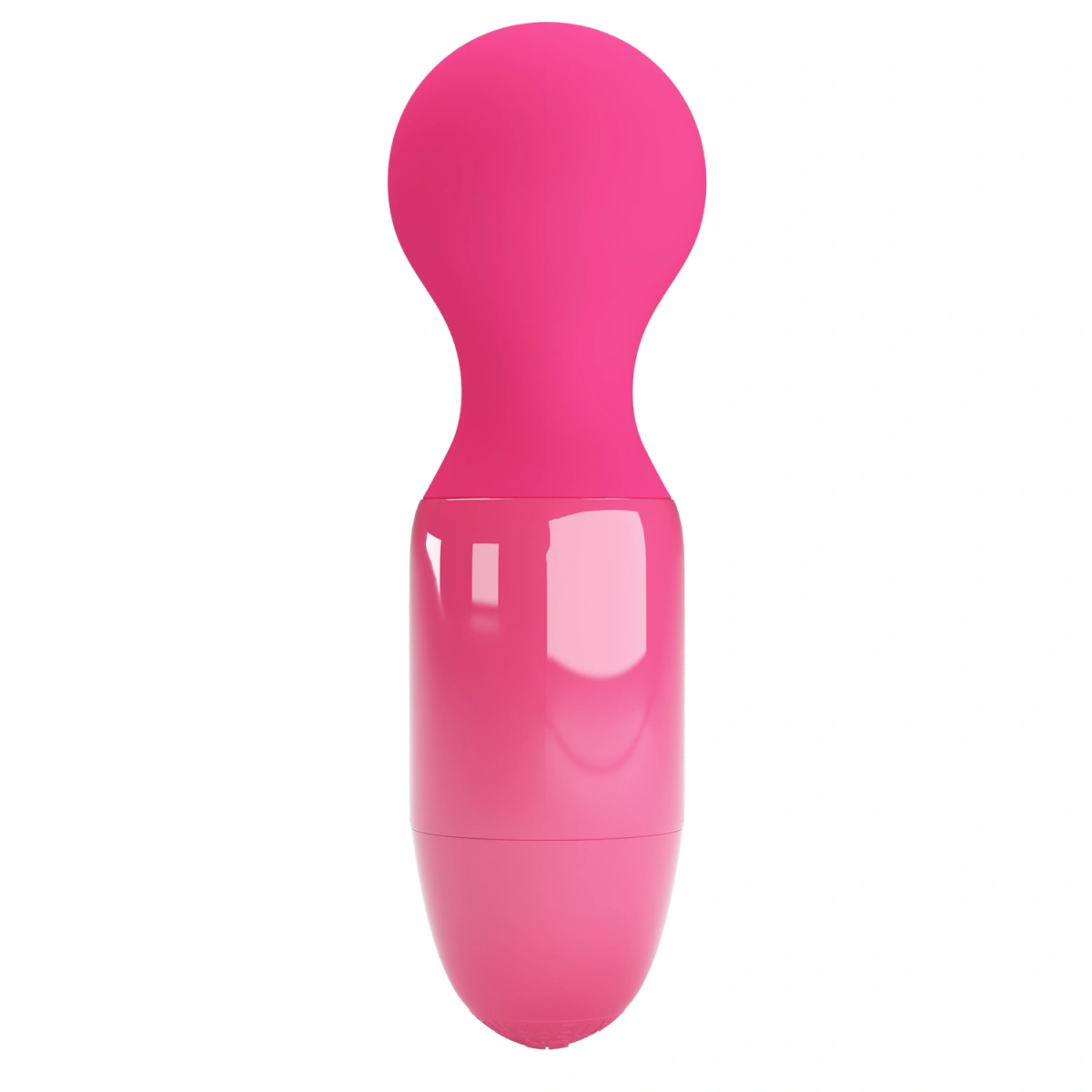 Vibrator Wand Multispeed Little Cute, USB Reincarcabil, Fuchsia, #8, Erotic24.ro