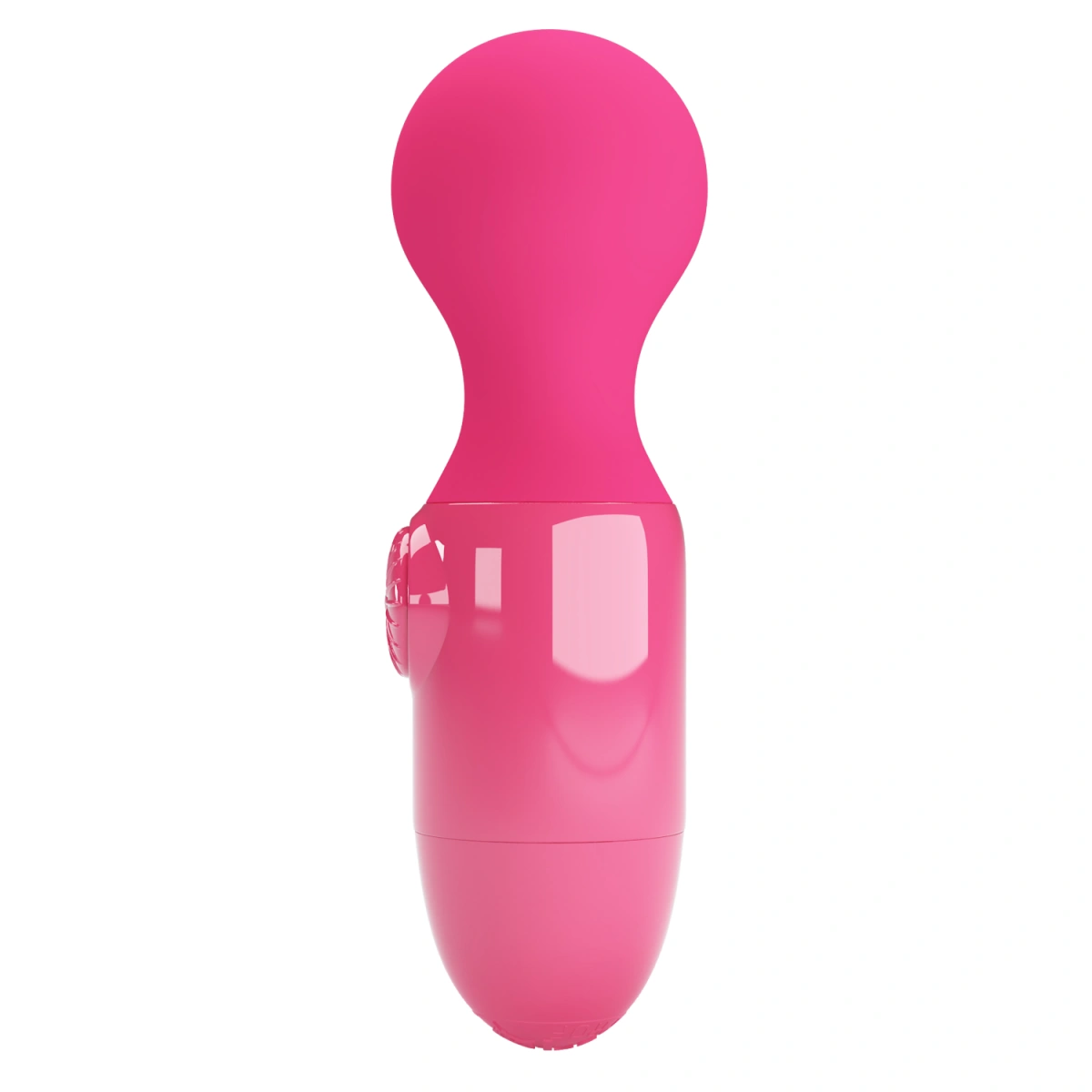 Vibrator Wand Multispeed Little Cute, USB Reincarcabil, Fuchsia, #5, Erotic24.ro
