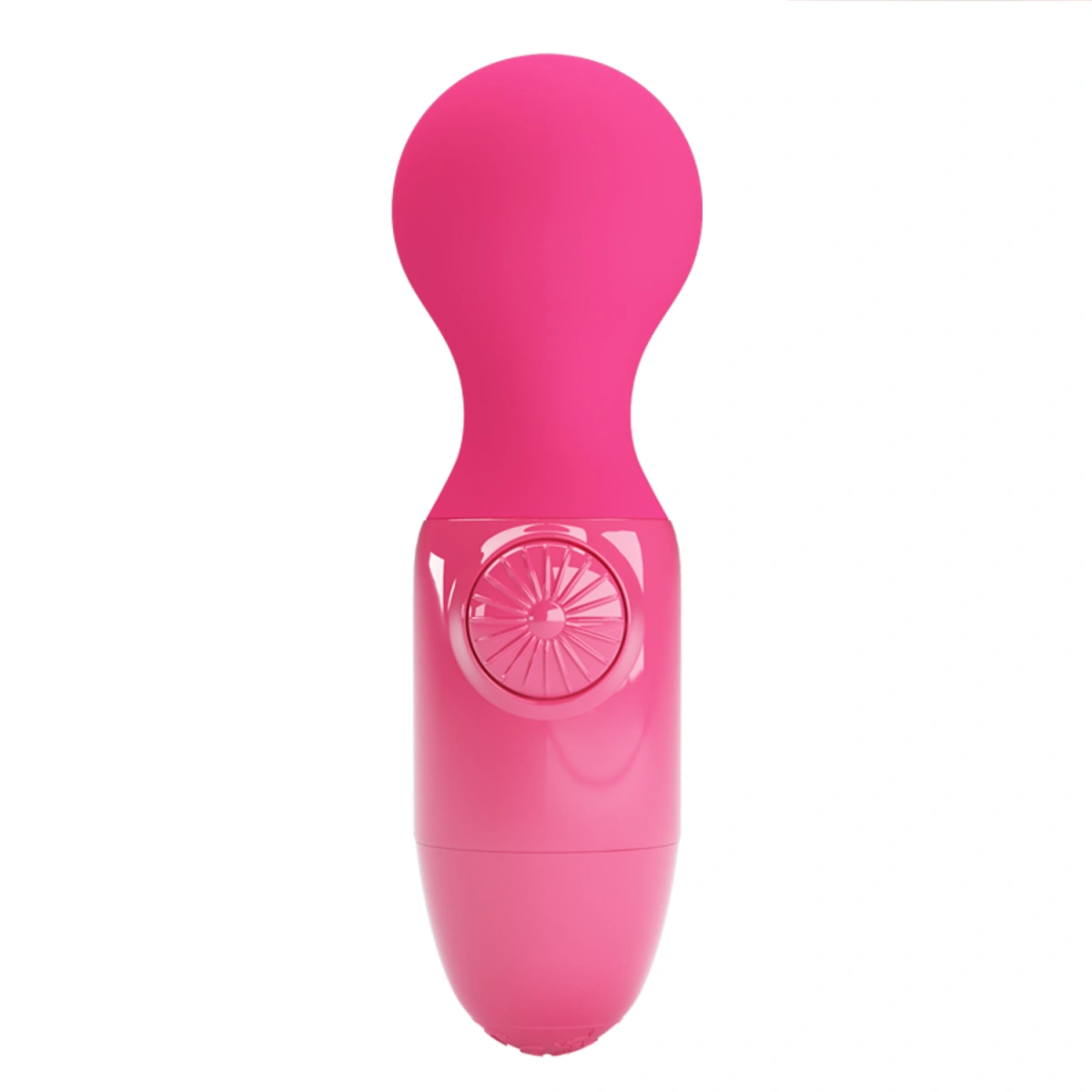 Vibrator Wand Multispeed Little Cute, USB Reincarcabil, Fuchsia, #3, Erotic24.ro