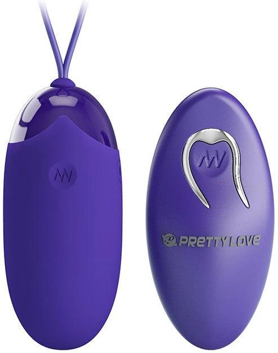 Ou Vibrator Berger Youth, 12 Moduri Vibratii, Remote Control, Silicon, USB, Violet, #5, Erotic24.ro