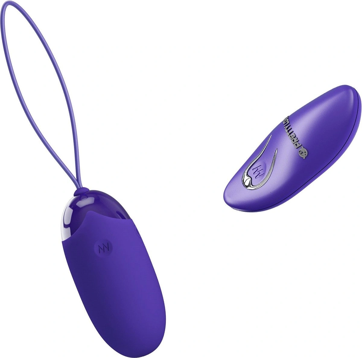 Ou Vibrator Berger Youth, 12 Moduri Vibratii, Remote Control, Silicon, USB, Violet, #2, Erotic24.ro