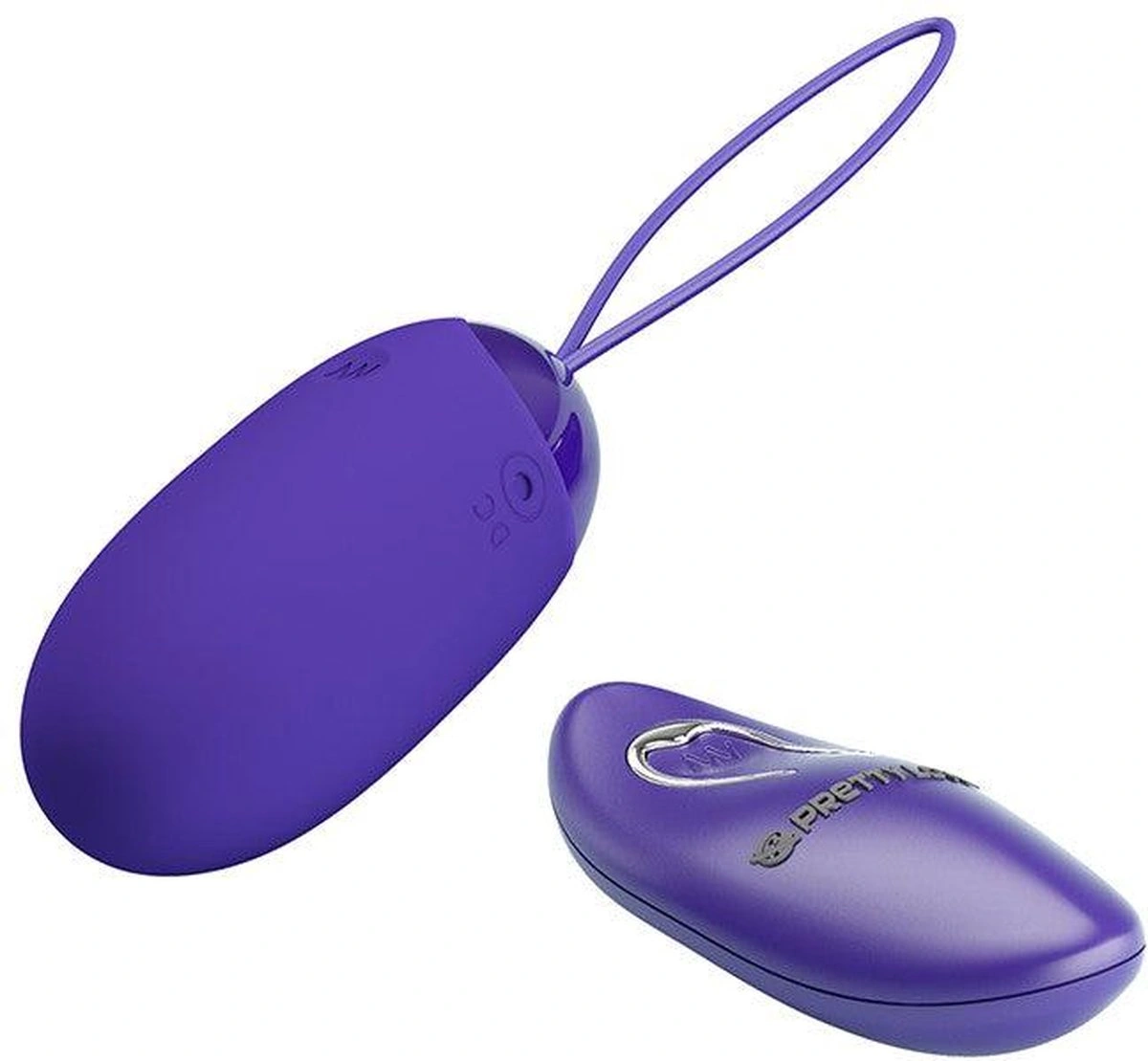 Ou Vibrator Berger Youth, 12 Moduri Vibratii, Remote Control, Silicon, USB, Violet, #3, Erotic24.ro