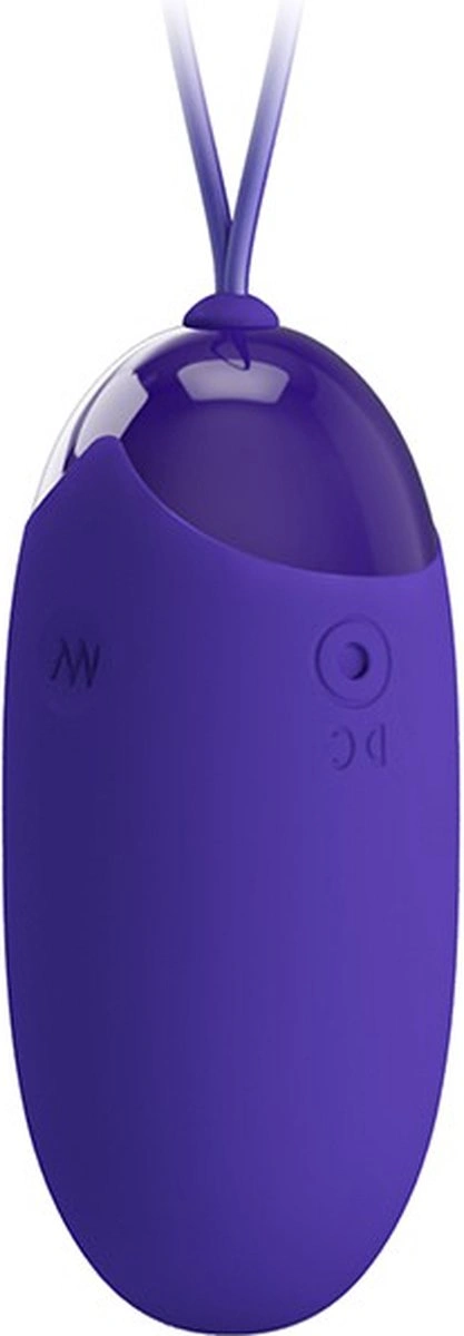 Ou Vibrator Berger Youth, 12 Moduri Vibratii, Remote Control, Silicon, USB, Violet, #6, Erotic24.ro