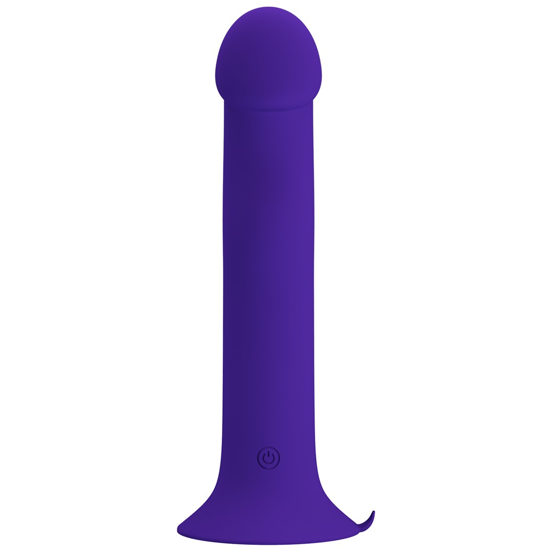 Vibrator Pretty Love Murray Youth, 12 Moduri Vibratii si Pulsatii, Silicon, USB, Violet, 19 cm, Nr. 2, Erotic24.ro