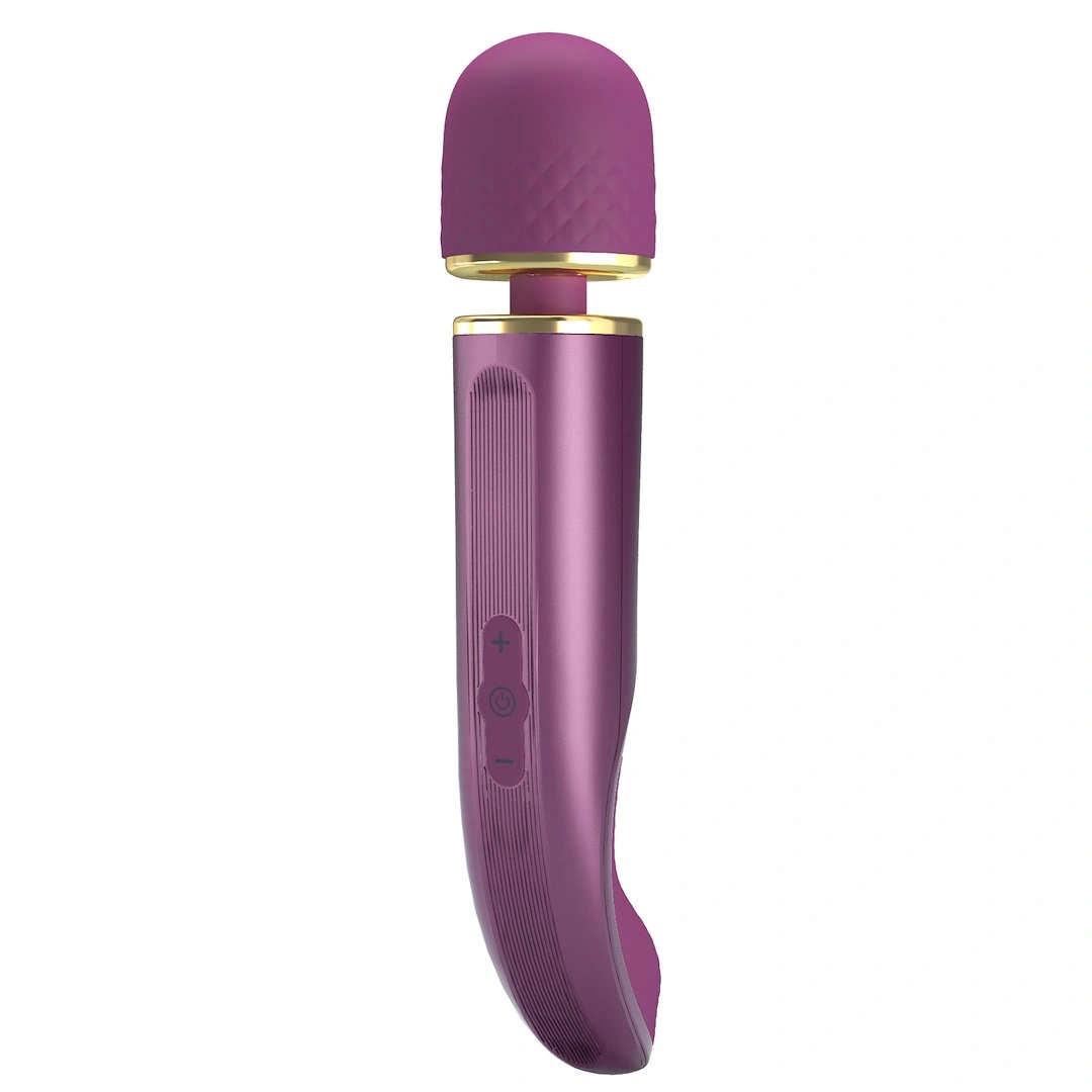 Vibrator Masaj Pretty Love Colorful Massager, 7 Moduri Vibratii, 5 Viteze, Silicon, USB, Lila, 24 cm, #3, Erotic24.ro