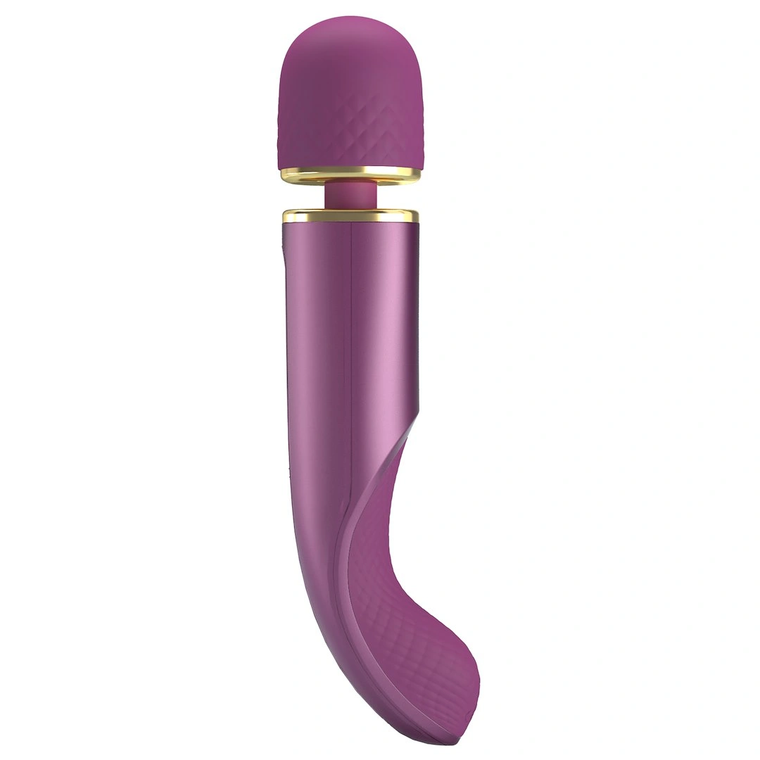 Vibrator Masaj Pretty Love Colorful Massager, 7 Moduri Vibratii, 5 Viteze, Silicon, USB, Lila, 24 cm, #5, Erotic24.ro