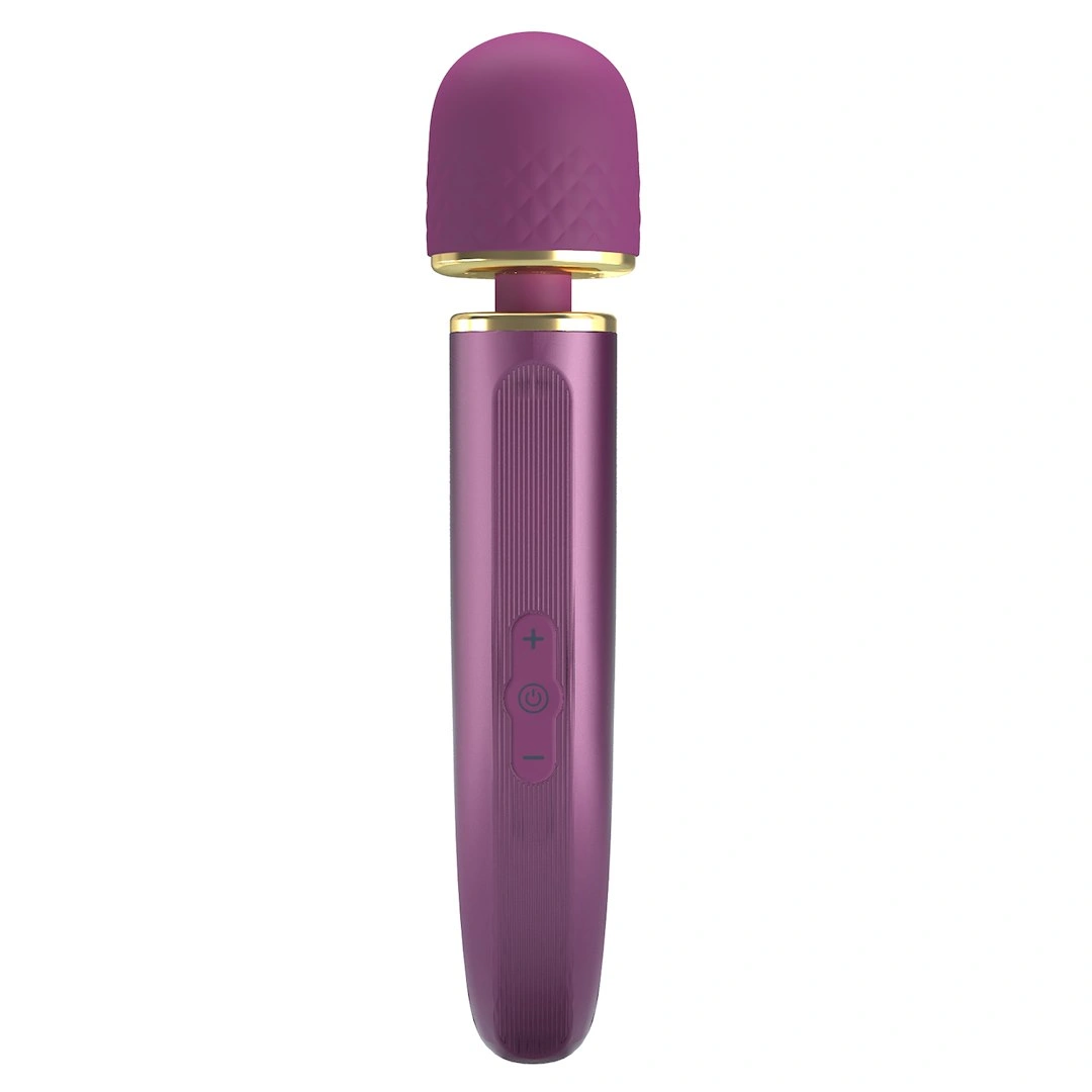 Vibrator Masaj Pretty Love Colorful Massager, 7 Moduri Vibratii, 5 Viteze, Silicon, USB, Lila, 24 cm, #2, Erotic24.ro