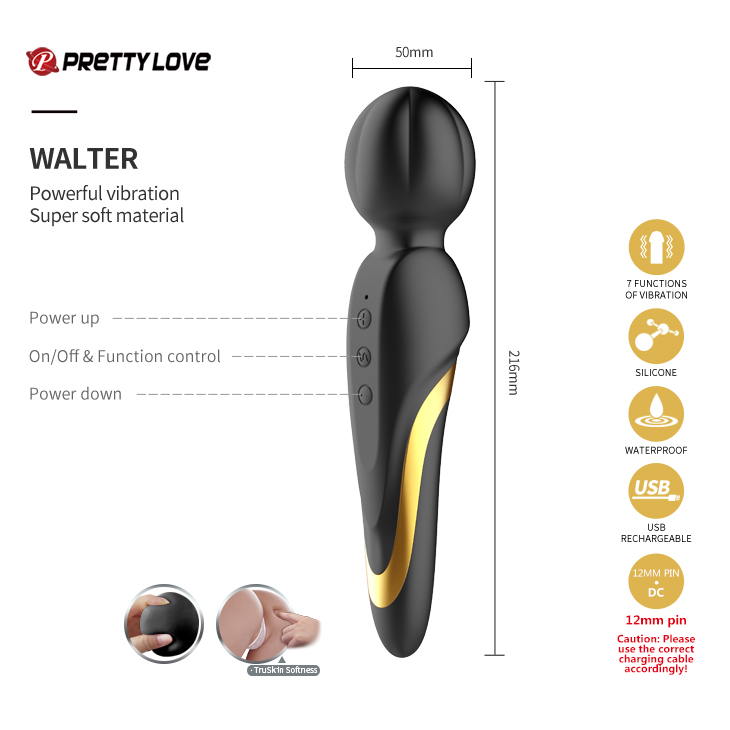 Set Queens Luxury Collection 6 Jucarii, Silicon, USB, Negru/Auriu, #4, Erotic24.ro