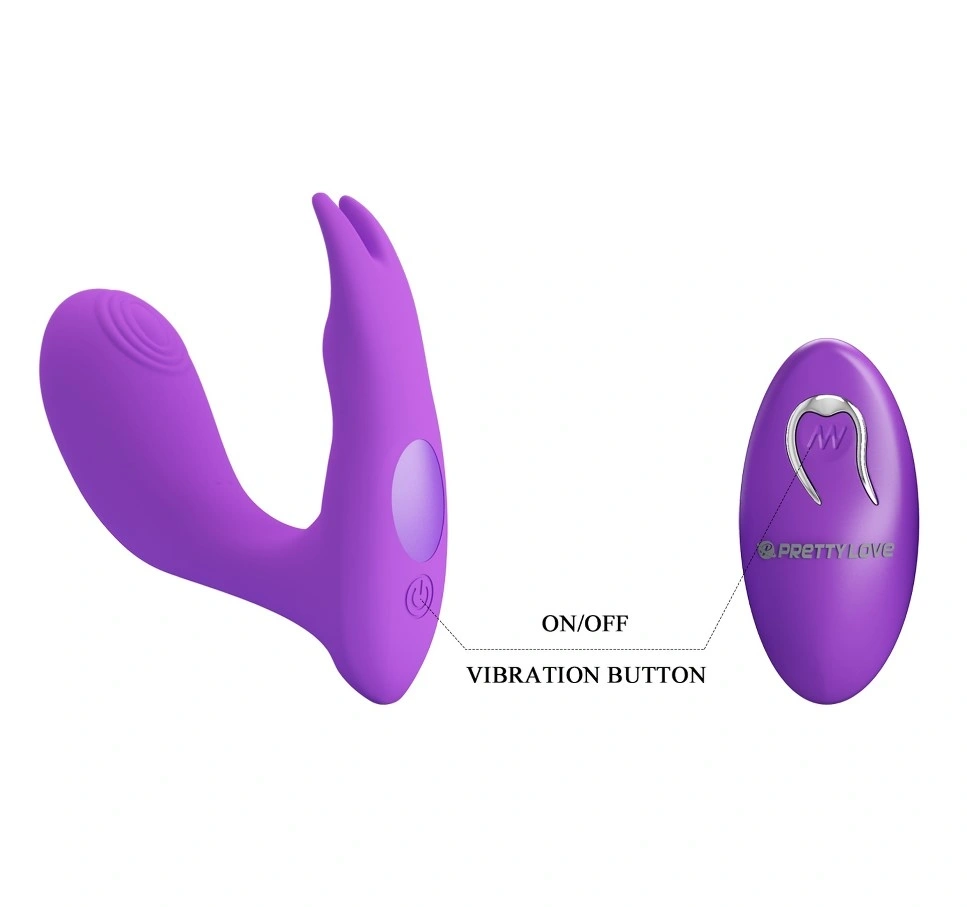 Stimulator Idabelle, Remote Control, 12 Moduri Vibratii, 12 Moduri Tapare, Silicon, USB, Mov, 10.1 cm, #6, Erotic24.ro