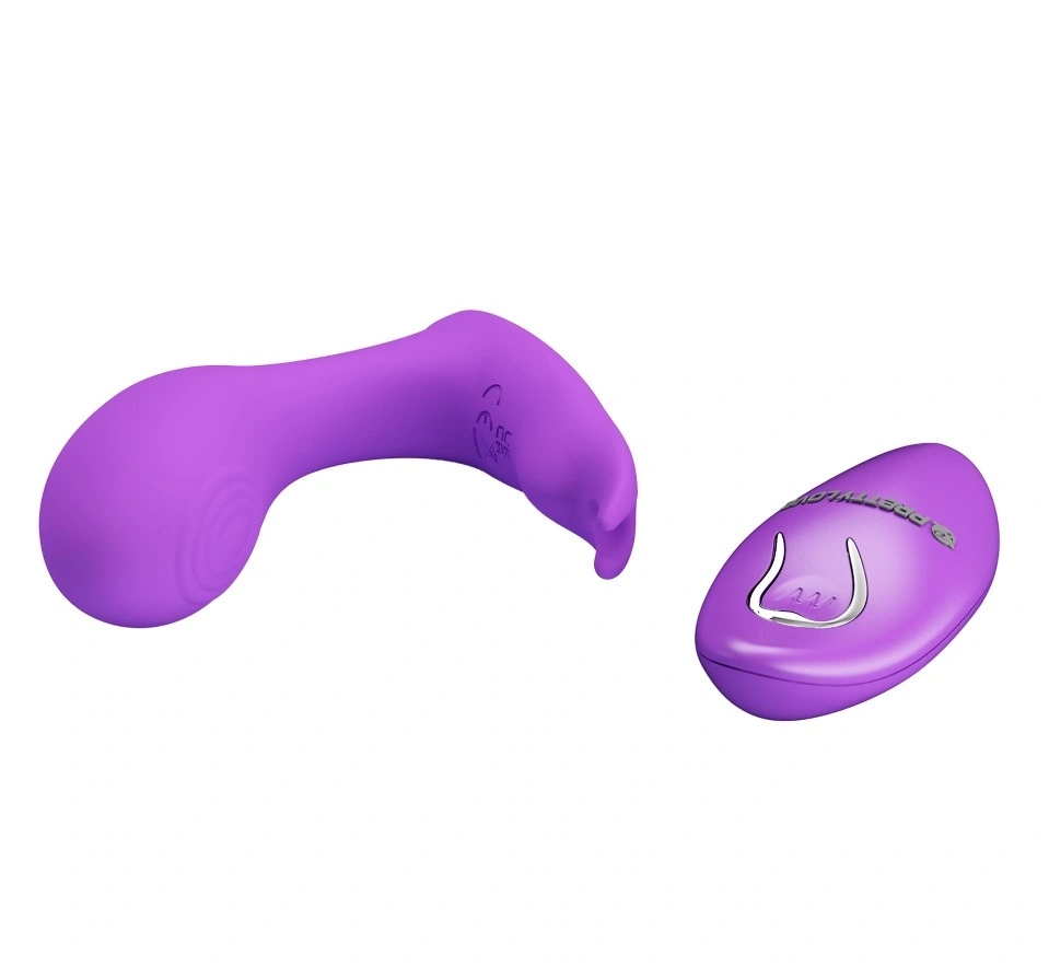 Stimulator Idabelle, Remote Control, 12 Moduri Vibratii, 12 Moduri Tapare, Silicon, USB, Mov, 10.1 cm, #5, Erotic24.ro