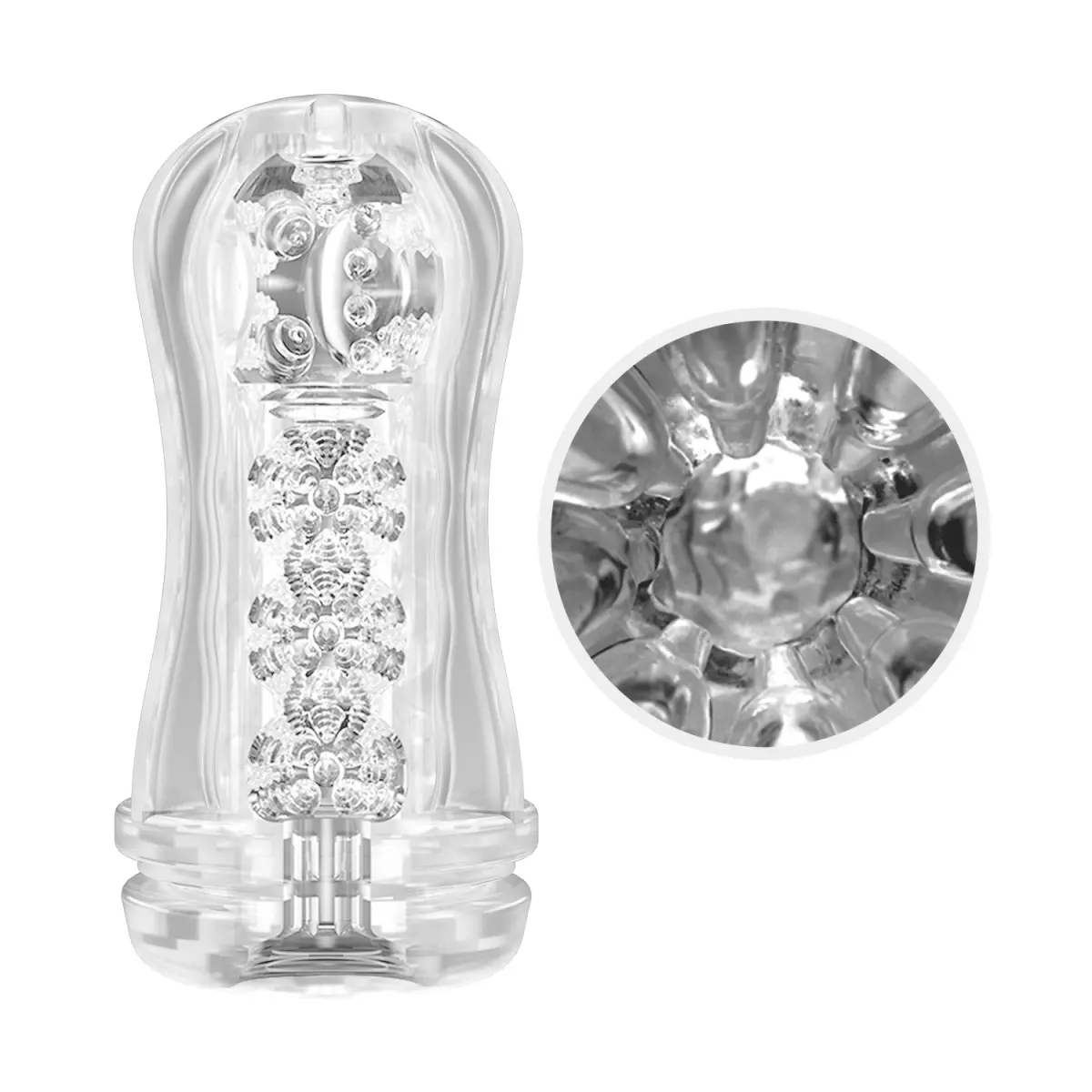 Masturbator Stellar cu Bila de Intensitate, TPR, Galben, 18 cm, Nr. 4, Erotic24.ro