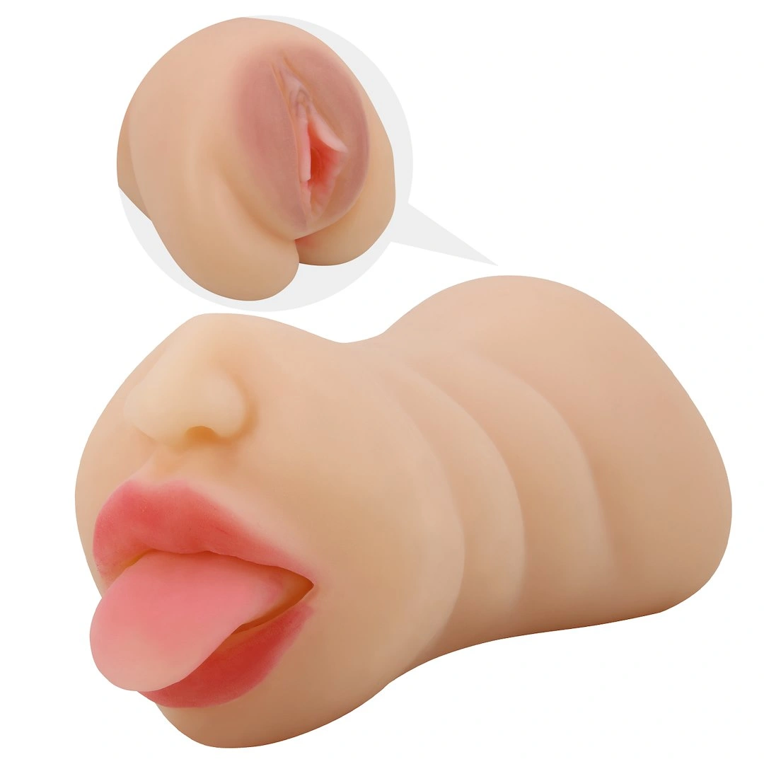 Masturbator Crazy Bull Sarah Mouth&Pussy, Soft Skin, Natural, 18 cm