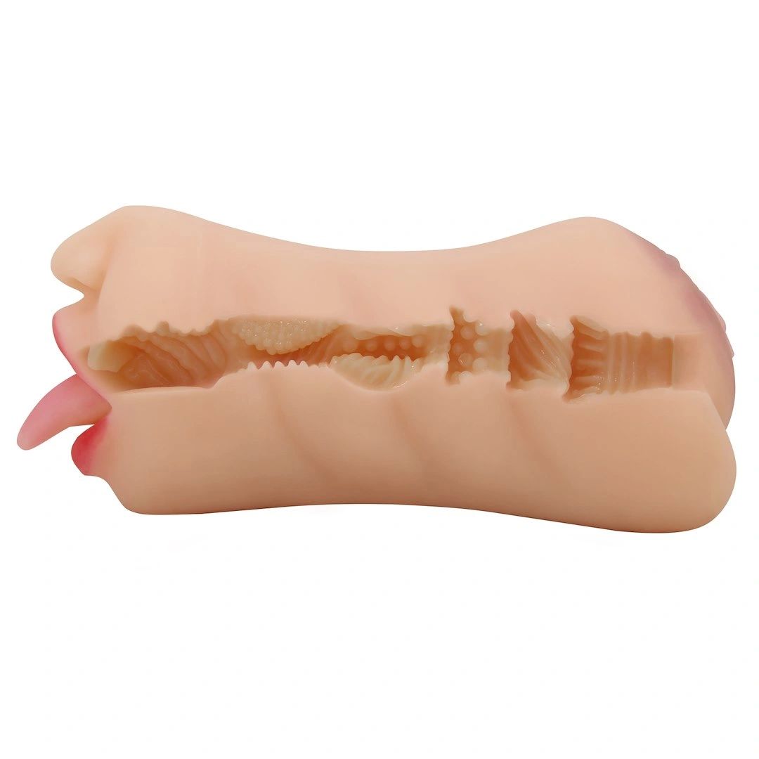 Masturbator Crazy Bull Sarah Mouth&Pussy, Soft Skin, Natural, 18 cm, #6, Erotic24.ro