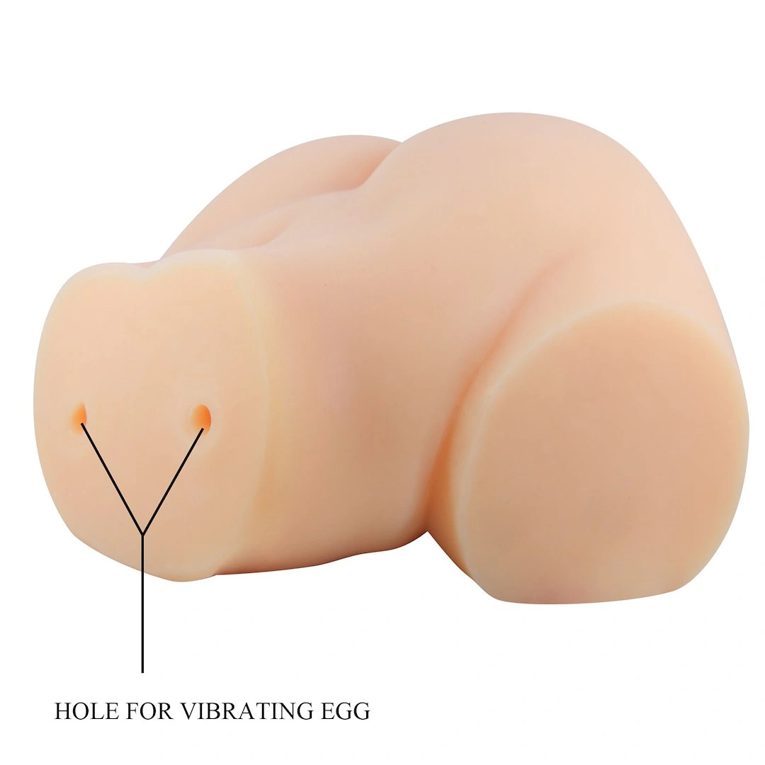 Masturbator Realist Vagin&Anus cu Vibratii Crazy Bull Emilia, Soft Skin, Natural, 1.76 kg, #6, Erotic24.ro