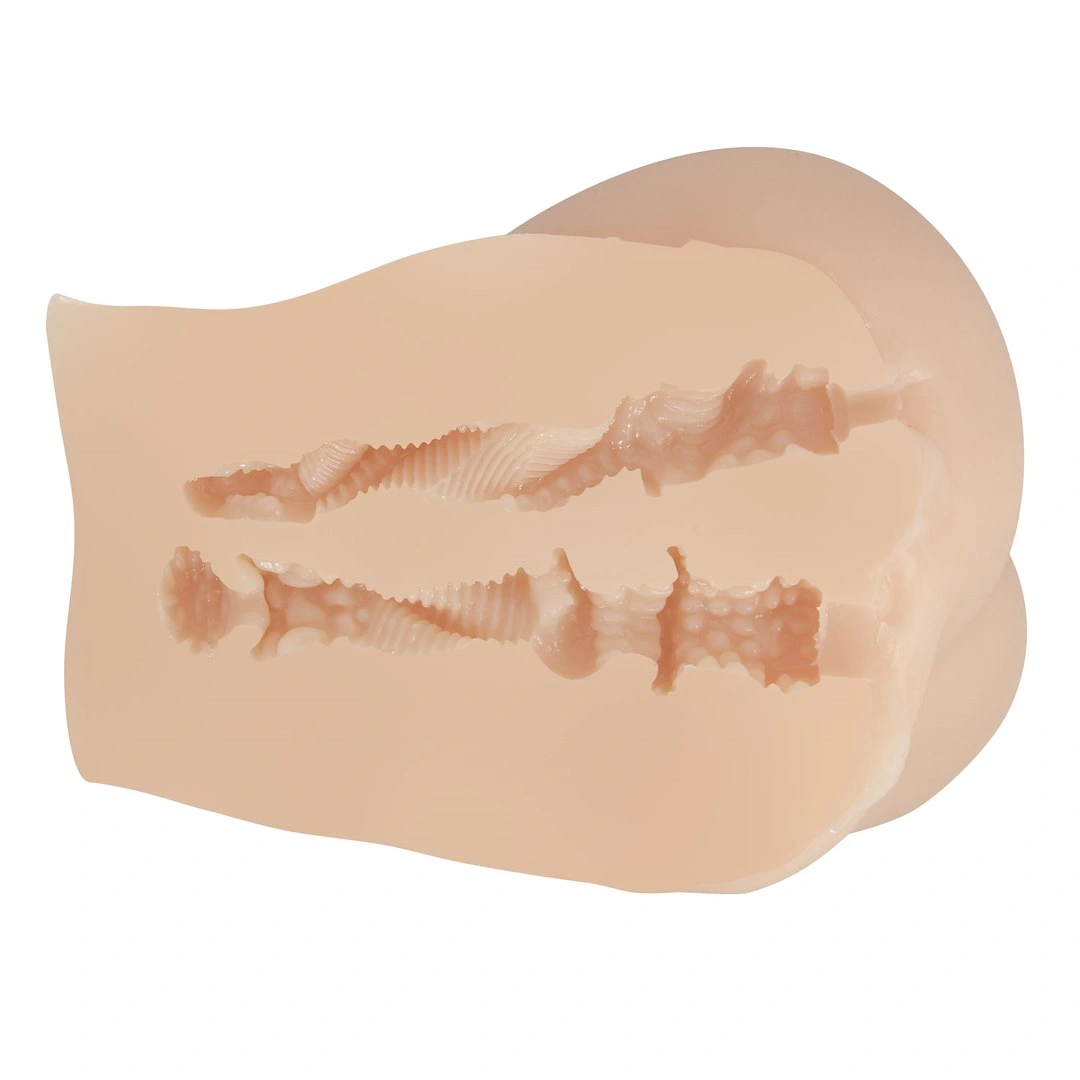 Masturbator Realist Vagin&Anus cu Vibratii Crazy Bull Emilia, Soft Skin, Natural, 1.76 kg, #5, Erotic24.ro